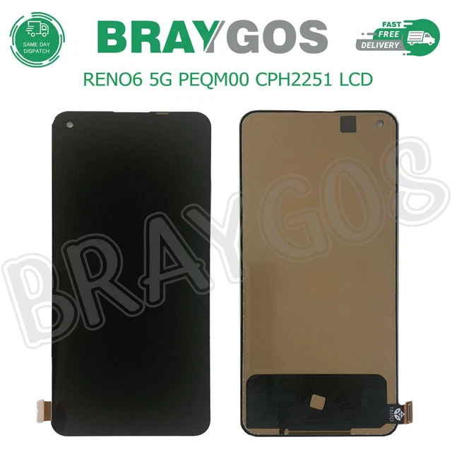 SOSTITUZIONE PER OPPO RENO6 5G PEQM00 CPH2251 LCD Touch Screen Display