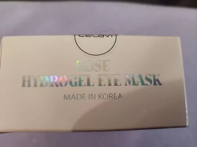 Rose Hydrogel Eye Mask Celavi Korean Mask 56g 40sheets