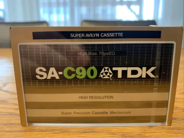 TDK SA-C90 Super Precision Cassette Neu