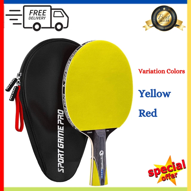 Ping Pong Paddle with Killer Spin + Case for Free - Professional Table Tennis