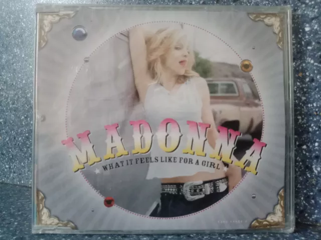 Madonna Cd Maxi Single Vol 1 Sealed What It Feels Like For A Girl 3 Mix
