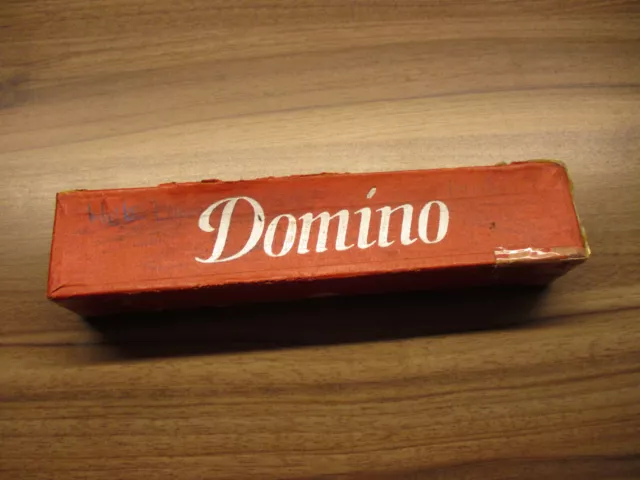 Altes Gesellschaftsspiel "DOMINO" nicht ganz vollständig aus den 1960er