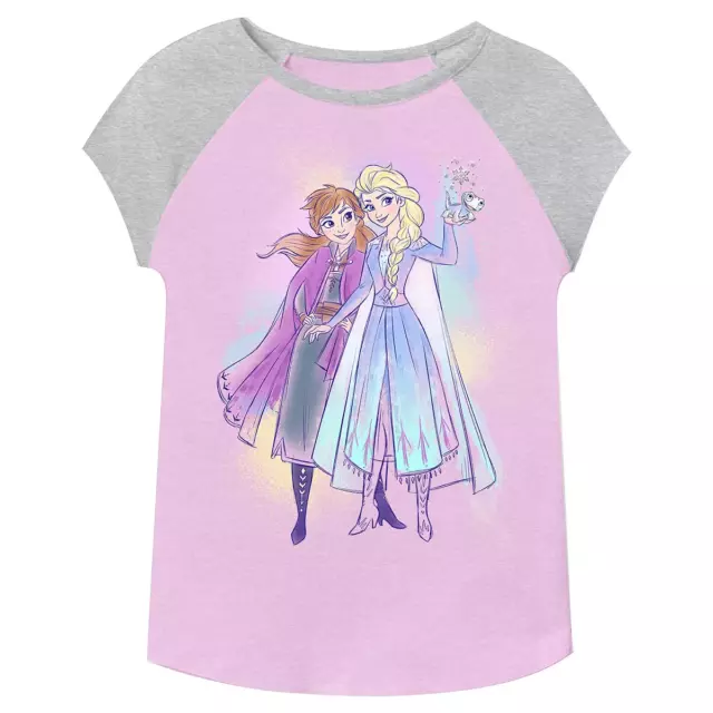 Girls Size 7 Jumping Beans Disney Frozen Sisters Graphic Tee