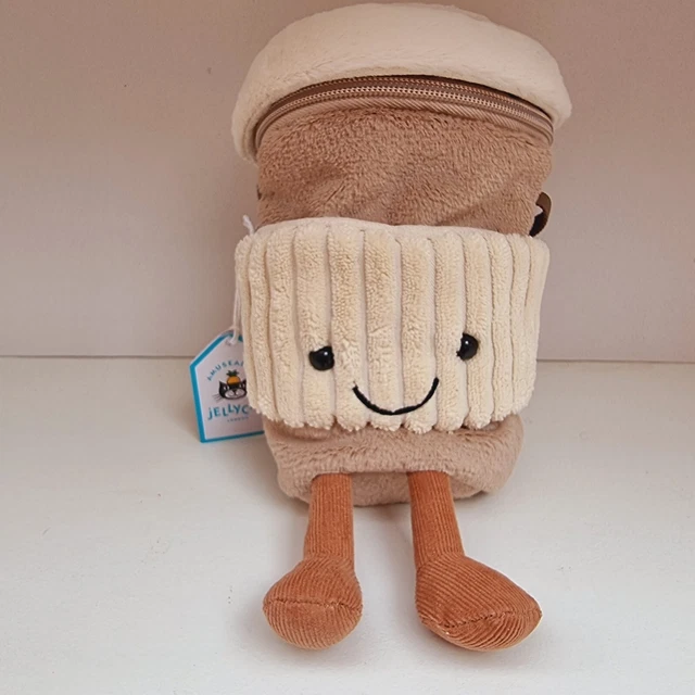 NEW JELLYCAT AMUSEABLES Coffee To Go Bag NEW With Tag BNWT Amuseable £