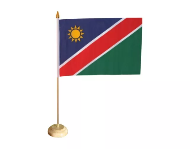 Tischflagge Namibia namibische Tischfahne 15x22cm