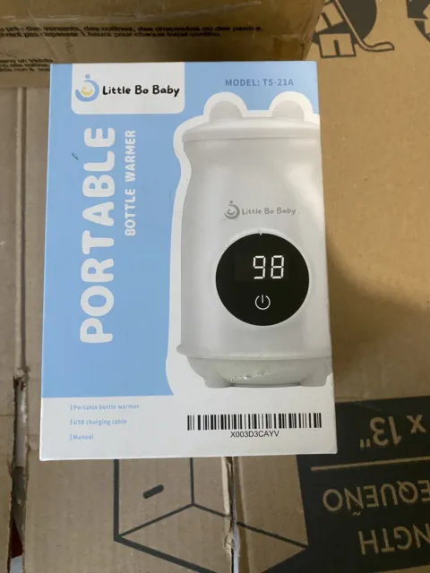 Little Bo Baby Portable Bottle Warmer, Travel Bottle Warmer for Breastmilk