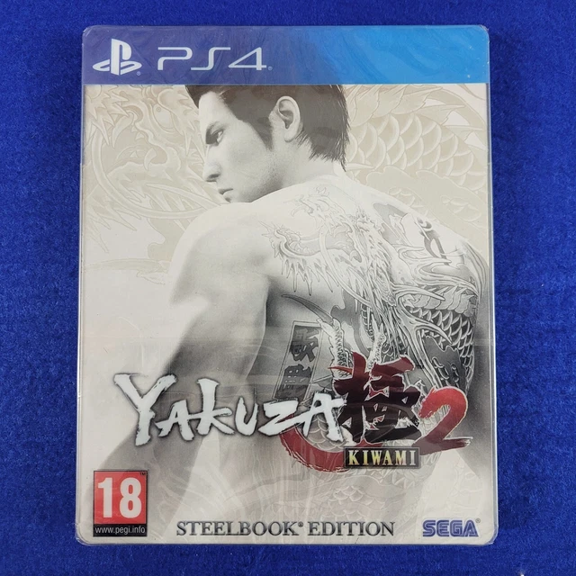 ps4 YAKUZA KIWAMI 2 Steelbook Edition *NEW* REGION FREE PAL UK Version PS5