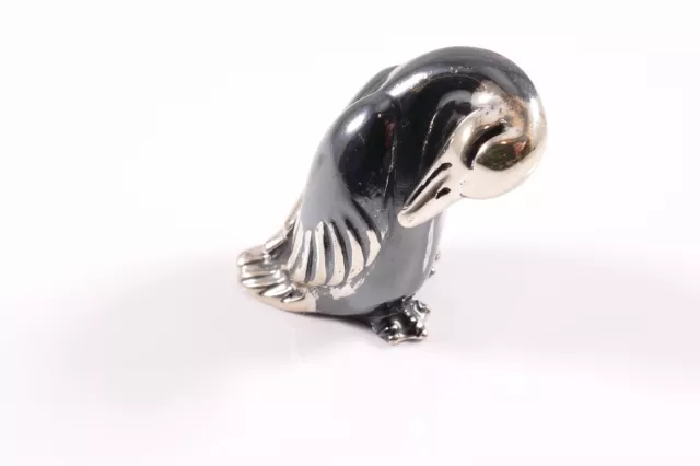 Silberfigur Figur Miniatur Ente Silber 925