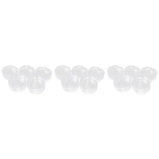 60 Pcs Science Lab Equipment Powder Child Glass Tape Petri Dishes