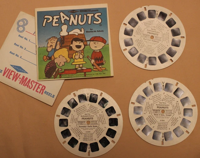 1960s vintage View-Master reels: "The Wonderful World of Peanuts" (with booklet)