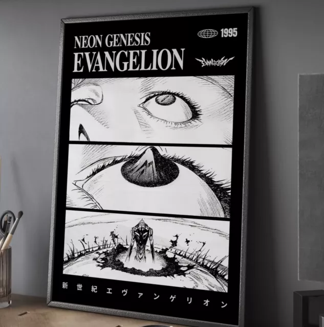 Neon Genesis Evangelion Canvas Poster Wall Art Home Decor