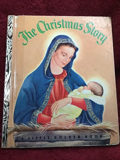 RARE VINTAGE LITTLE Golden Book The Christmas Story 158 First Edition ...