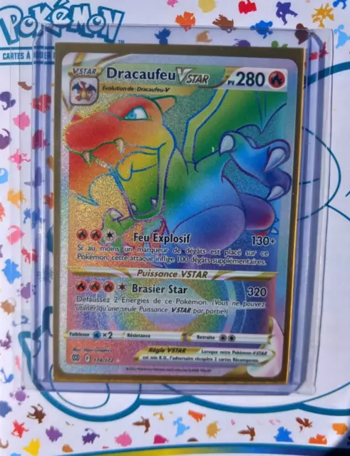 Dracaufeu VSTAR - EB09 018/172 - Stars Étincelantes SWSH09 - Carte Pokémon  à l'unité - DracauGames