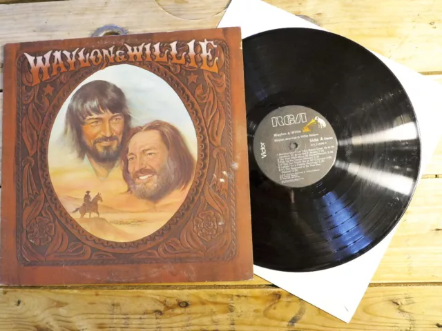 Waylon & Willie Lp 33T Vinyle Ex Cover Ex Original 1978