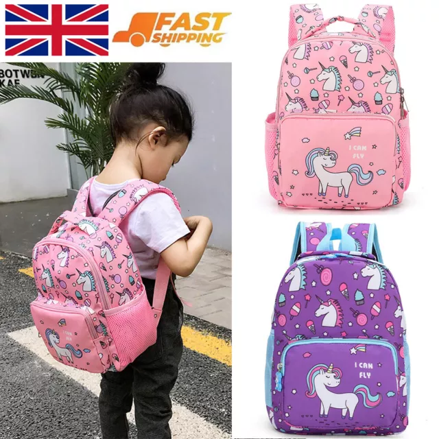 Kids Backpack Children Student Girls School Nursery Travel Shoulder Bag Rucksack