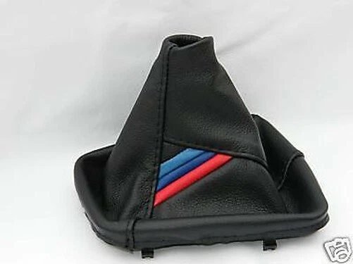 Custom Black Stitch Leather Gear Gaitor For BMW E30, E34, E36, E46, Z3 - Aforce Auto