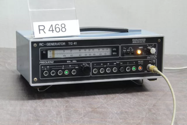 GRUNDIG TG41 RC GENERATOR 10Hz to 1MHz # R468