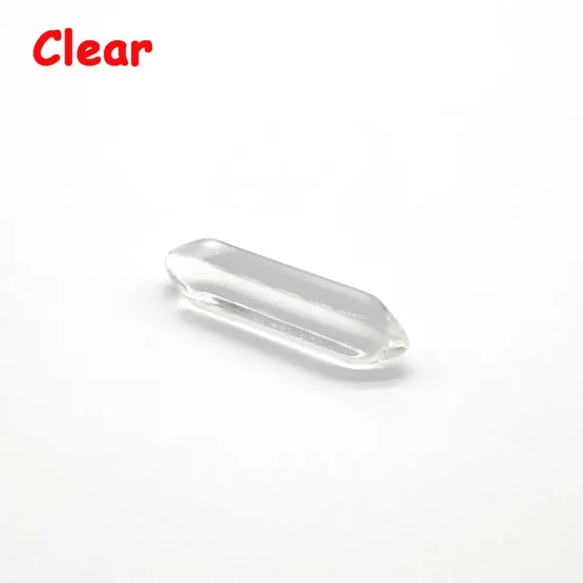 1PC Natural Crystal Quartz Double Terminated Carved Point Chakra Gemstone Wand