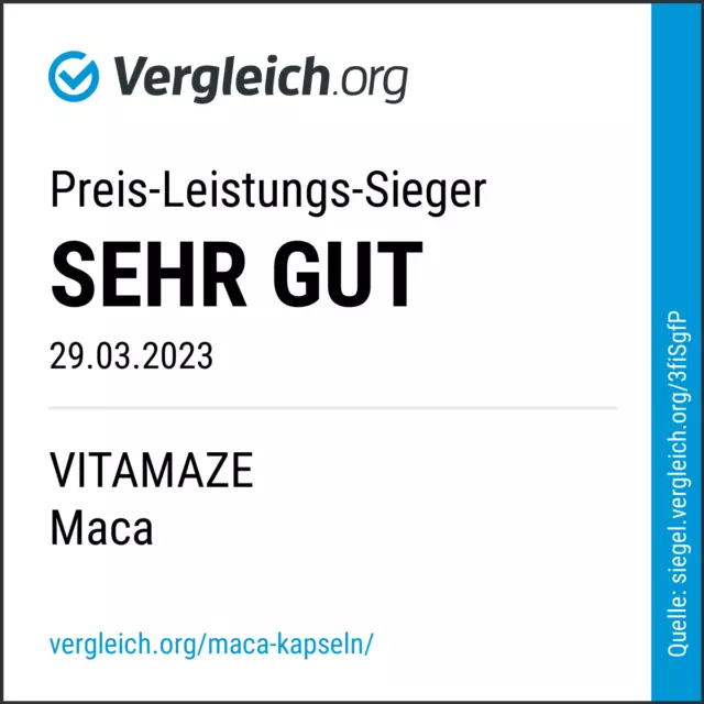 (106,44€/kg) Maca Kapseln hochdosiert + L-Arginin + Vitamine + Zink 240 Kapsel 2