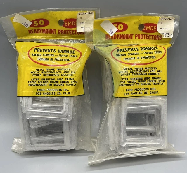 Protectores de montaje listo para diapositivas fotográficas Emde (para Kodak y todos los demás soportes listos)