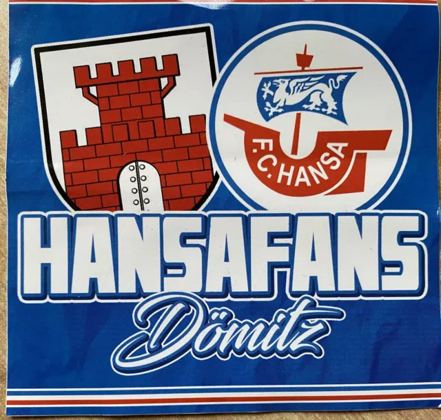 Aufkleber FC Hansa Rostock - Hansafans Dömitz