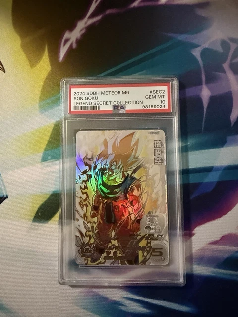 DRAGON BALL HEROES Son Goku BM3-SEC2 LC SDBH PSA 10 Holo Japonais