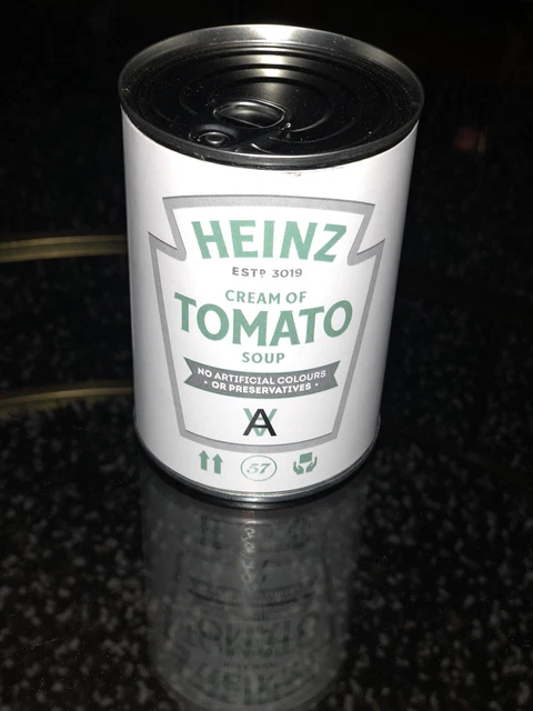 DANIEL ARSHAM X Heinz Tomato soup can £50.00 - PicClick UK