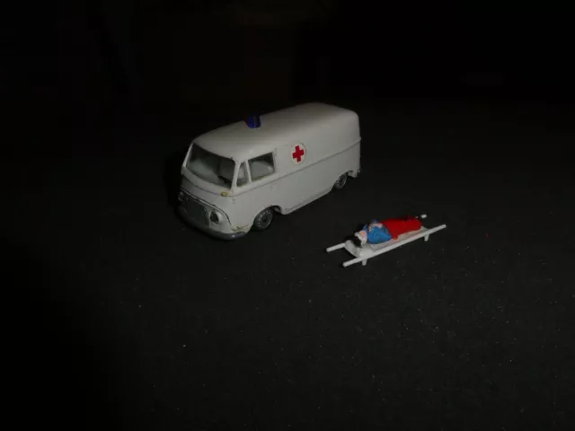 Tekno Nr. 415 mint Red Cross Ford FK 1000 Transit Ambulance pristine 60ies Top