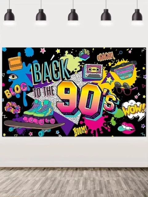 Cool, Funky 90's Style Party Decorations retro, birthday celebrations