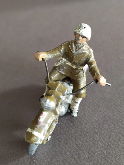Quiralu Moto Police Militaire Mp  Vintage Aludo Salza Acedo