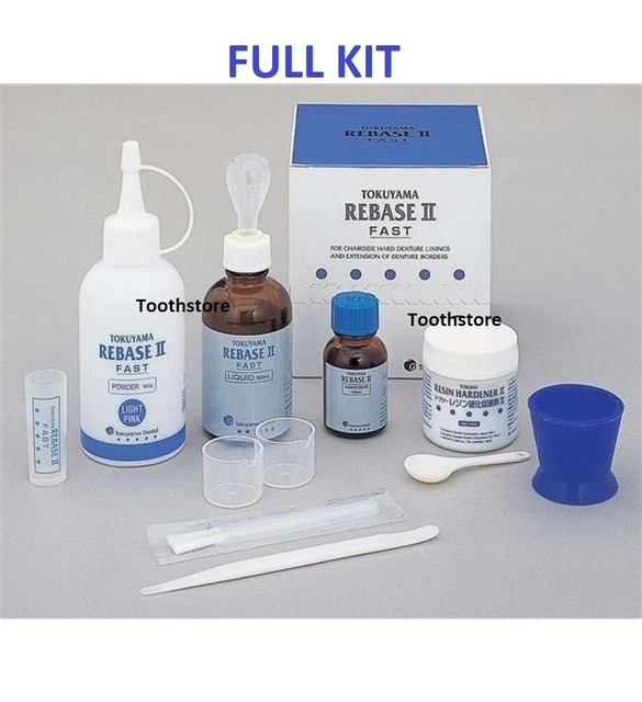 REBASE II FAST Chairside Hard Denture Reline Material Tokuyama Dental