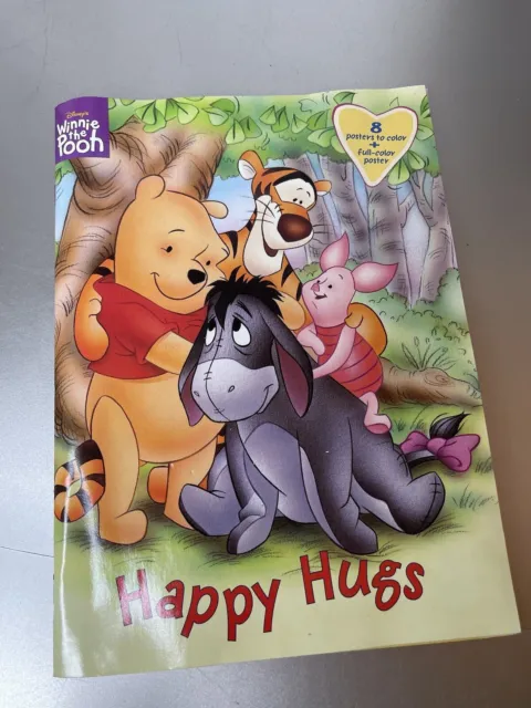 Vintage Fun To Color Posters Disney Winnie The Pooh Color Book Unused