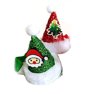 Precioso Disfraz de Cosplay para Mascotas Sombrero Elástico Perro Fiesta de Navidad Suministros de Decoración