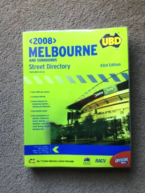 2008 Melbourne and Surrounds Street Directory 43rd Edition