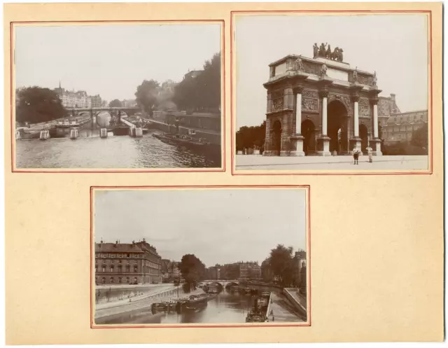 France, Paris, vue générale sur la Capitale    vintage silver printEnsemble de