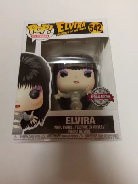 Funko Pop! Television #542 Special Exclusive Elvira Mummy Mistress Of The Dark