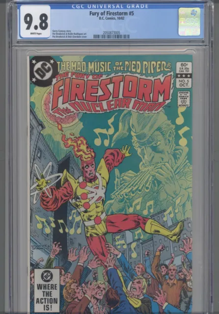 Fury of Firestorm #5 CGC 9.8 1982 DC Comic Gerry Conway Story: New Frame