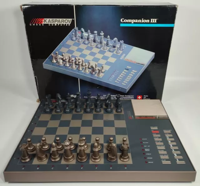 SciSys Kasparov Companion III Sensory Chess Computer Boxed Vintage 1985