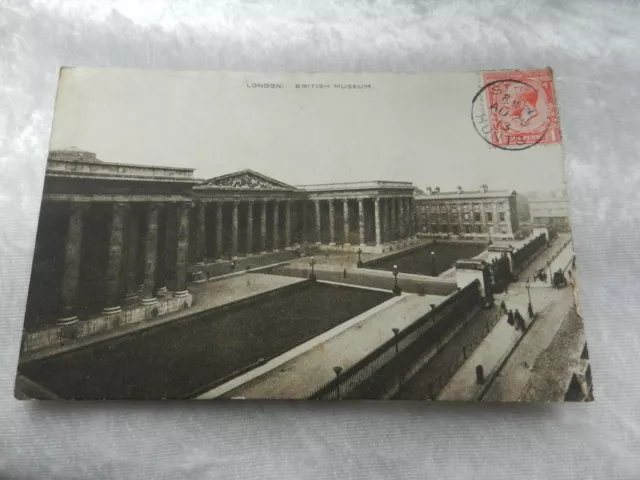 CPA carte postale London British Museum 1913 Post Card