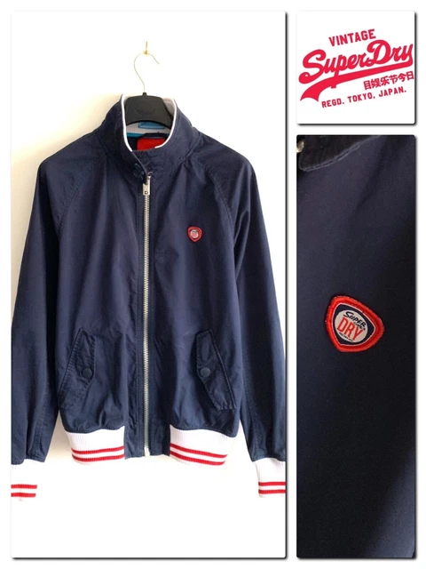 SuperDRY VINTAGE Men’s Club Jacket Bomber Size M