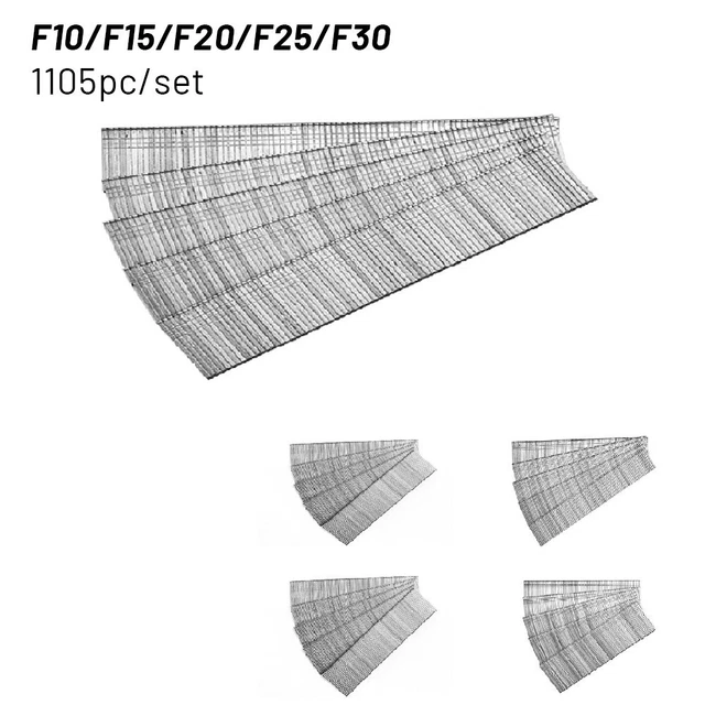 1105 pz F15/F20/F25/F30 Straight Brad chiodi per progetti giocattoli in legno fai-da-te