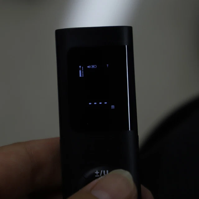 Misuratore di distanza telemetro a infrarossi portatile con funzione retroilluminazione per casa