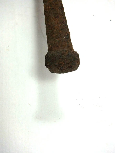 4 1/2" BIG NAIL 1 spike hand wrought iron 3
