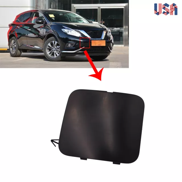 622A0-5AA1H Bumper Tow Eye Hook Access Cover Cap Fit for Nissan Murano 2015-2019