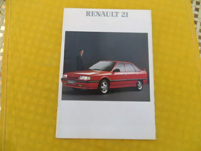 RENAULT 21 - catalogue publicitaire 1990