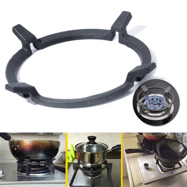 Fonte Stands de wok Wok Pan Soutien Rack pour brûleurs Goblages protecteurs