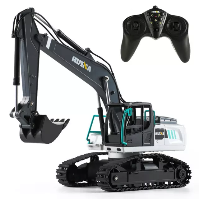 1:24 Remote Control Excavator Truck Toy 2.4Ghz 9CH RC Construction Equipment