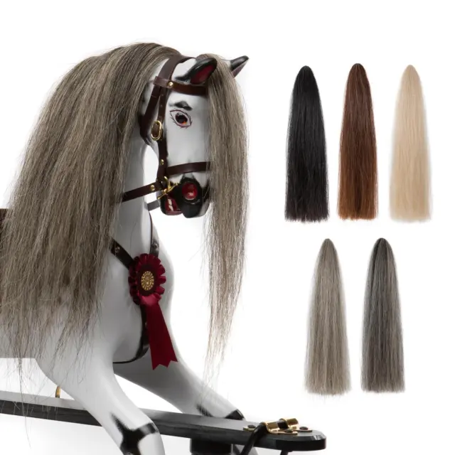 Real Horse Hair Large Mane and Tail Set