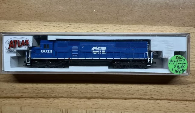 Atlas N Scale Master Line SD-60 Locomotive CIT Leasing Road #6013 Factory DCC