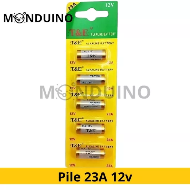 Lot de 10 piles alcaline 23A / MN21 - 12V - L1028 Vinnic